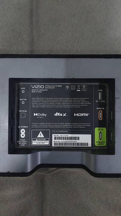 VIZIO M213ad-K8 Built in Subwoofer Dolby Atmos dtx latest 2023 model