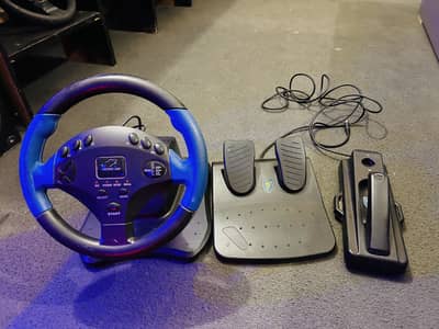 Gaming steering wheel for pc PlayStation xbox