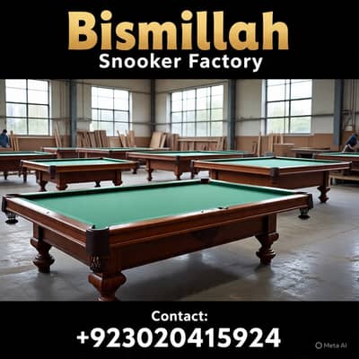 Snooker table/Snooker table manufacturer/Snooker table with accessori