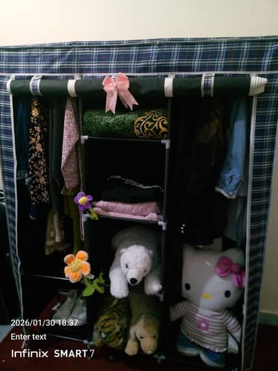 Wardrobe | Almirah | Almari | portable Almirah| Cupboard