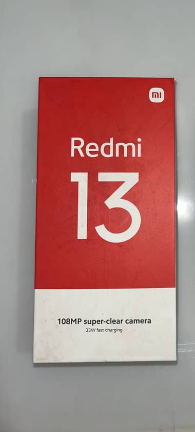 Redmi 13 256Gb storage 8Gb ram new condition