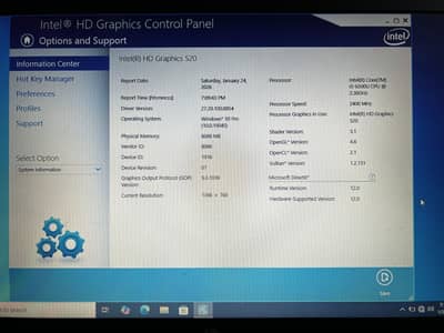 Hp Laptop Core i5 6th Gen