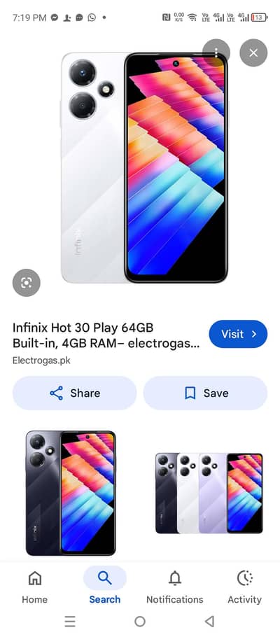 Infinix hot 30 play Exchange possible