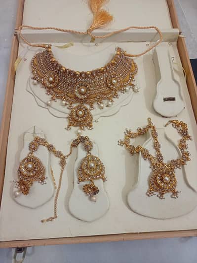 indian polki bridal set