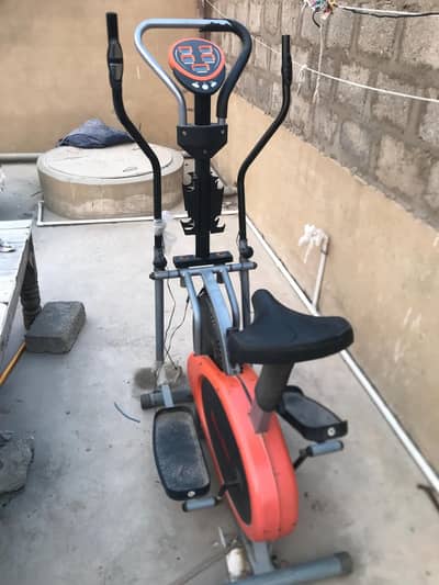 2-in-1 Elliptical Cross Trainer Exercise Bike