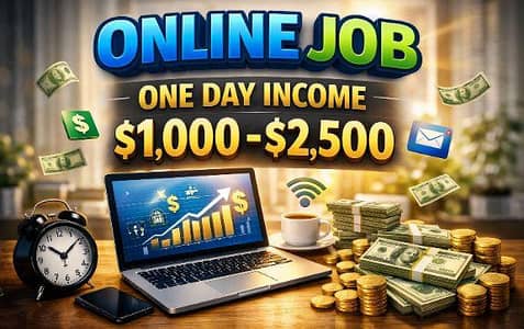 Online work hai home base Daily income 1000_2500 in PJKR