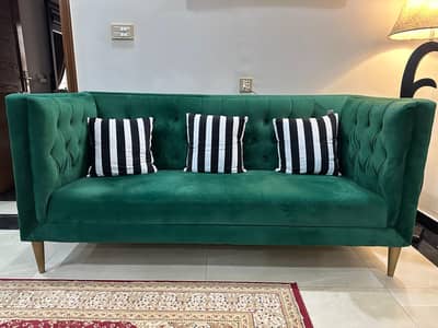 Green Sofa.