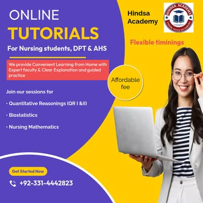 Online tutorials for Nursing, DPT and AHS students