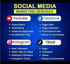 Increase Followers Views Likes Subscribers Watchtime