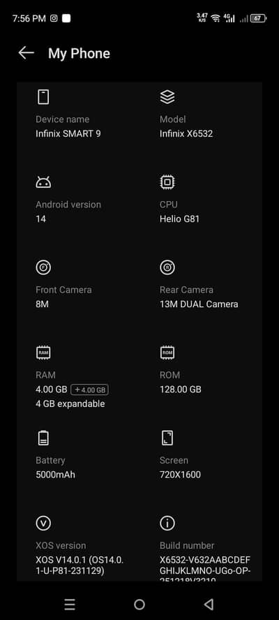 Infinix Smart 9 pta proved