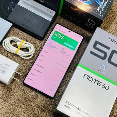 infinix Note 50 8256gb memory PTA approved 0319.2144. 599