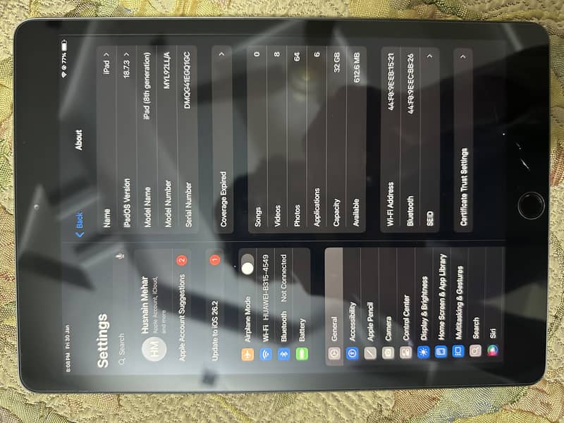 Ipad 8th Generation 9