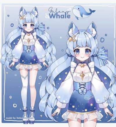 Vtuber Model/Character design and rigging