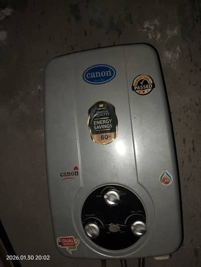 canan 6L gas instant geyser