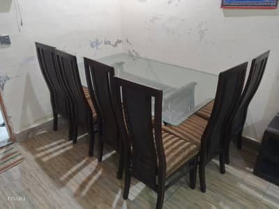 6 chairs Dinning table set