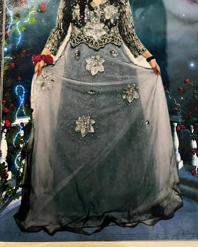 Black Gray Colour Maxi