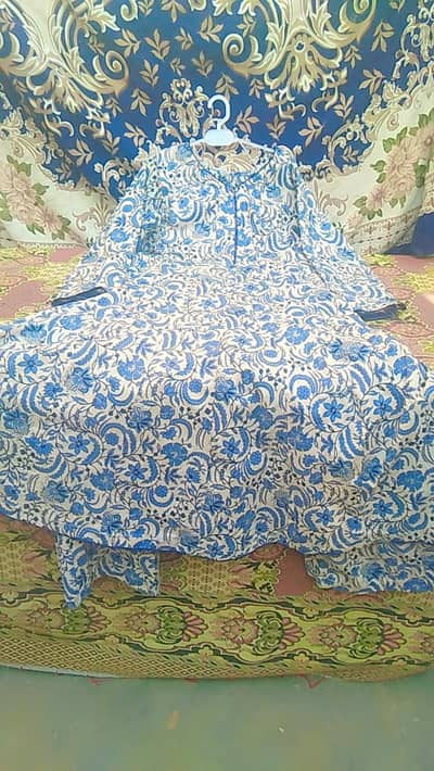 khadi lown 2 pis beautiful  frock