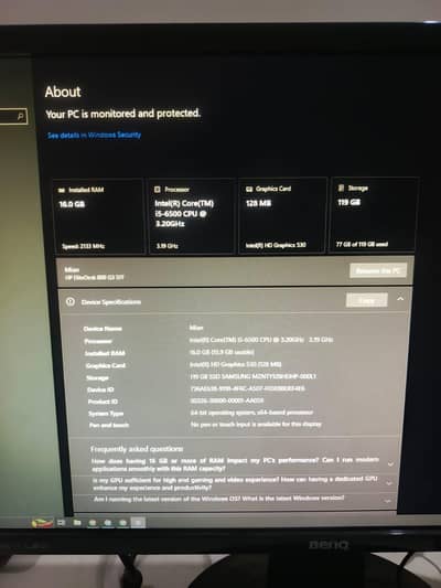 Complete PC Setup for Sale – i5 6th Gen | 16GB RAM | 24” LCD