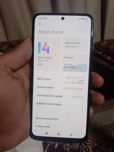 redmi note 10 6 /128 pta approved