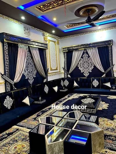 Arabic majlis/behatk /hujara / floor sofa set available