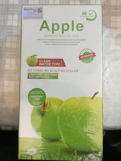 Apple ammonia free black hair cream