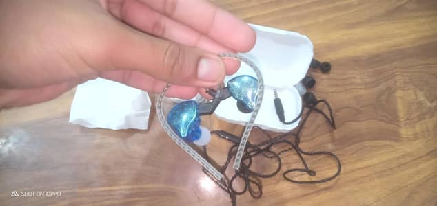 QKZ EDX Professional IEM Earphones – Blue – Excellent Sound