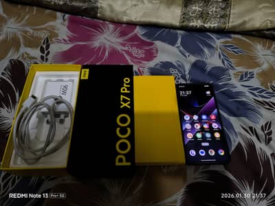 poco x7 pro few months used 512gb 12gb full box pta approved