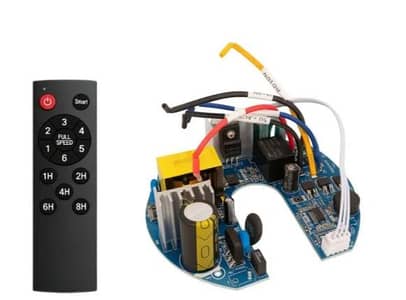 universal AC DC fan circuits with remote  for Pak fan , royal fan