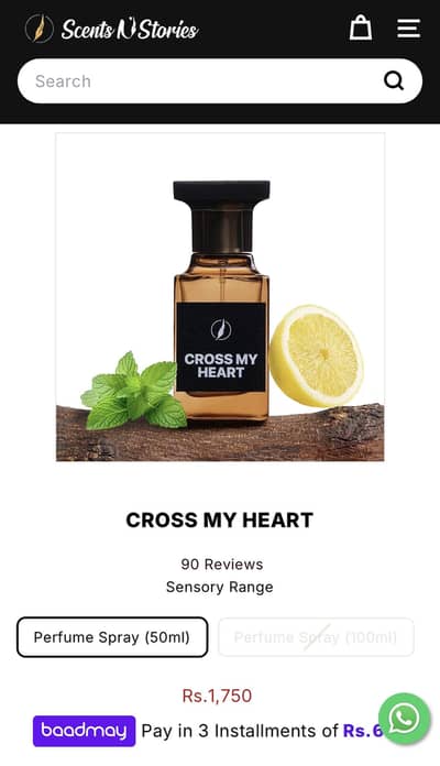 Scents & Stories Cross my heart perfume and Musk Al mahal Oud Attar