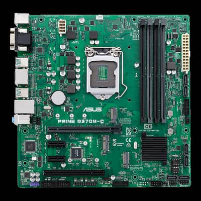 Asus Motherboard Q370M-C Best For Gaming condition 10/10.