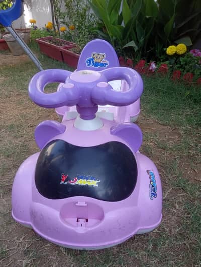 Kids car purple colour