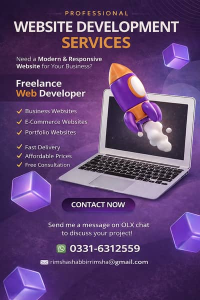 Professional Website Developer | Business & Portfolio Websites  Modern