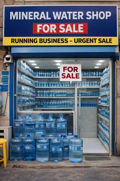 Mineral Water ka Business for sale