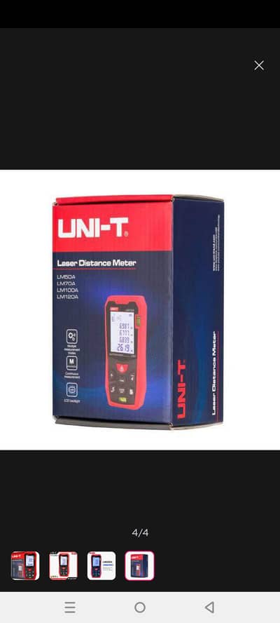 UNI-T  Laser Range 100M finder Laser sports Distance Meter Digital