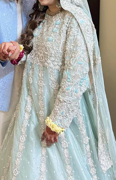 Walima bridal maxi, Fully hand made and embroidered