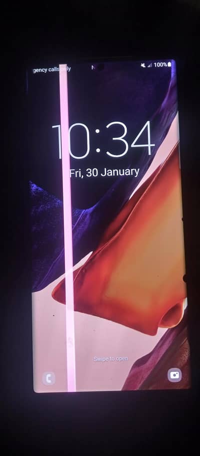 Samsung note 20 ultra sim working red ad