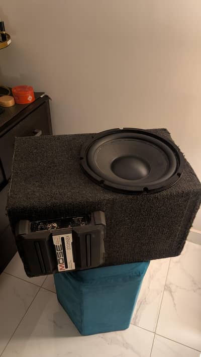 Woofer + Amplifier + Custom Sealed Box