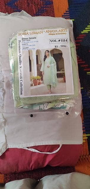 Stylish 3 PC Unstitched Collection - Best Quality.