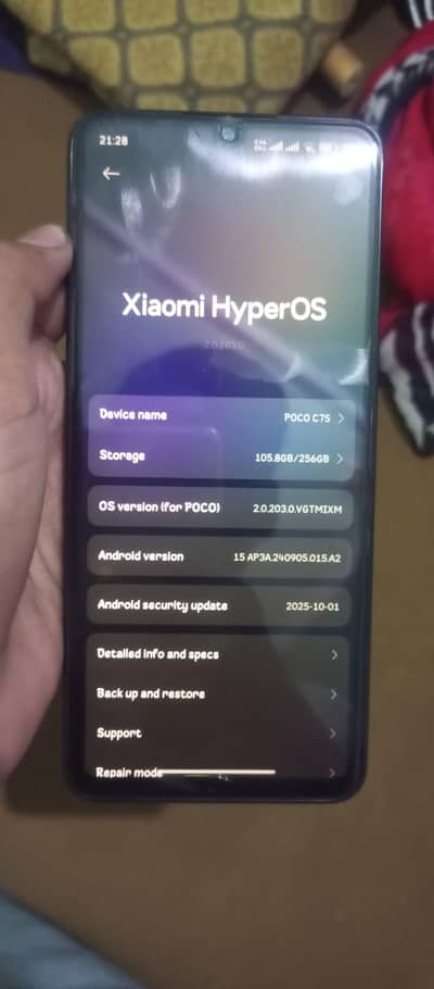 Poco C75 8/256 50 MP Dual Camera