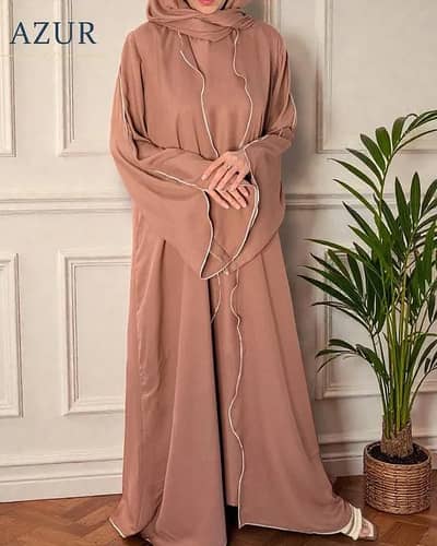 Georgette Embroidered Full Abayas All colours