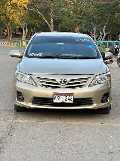 Toyota Corolla GLI inner genuine ha outer shower engine apna