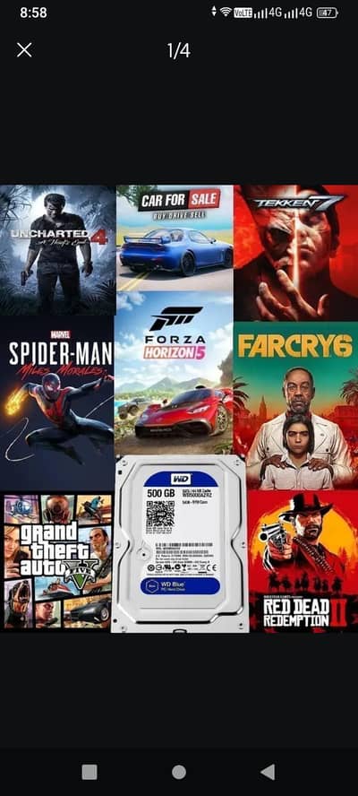 All Pc Games Available Gta 5 Tekken 8 spiderman Nfs GtaV