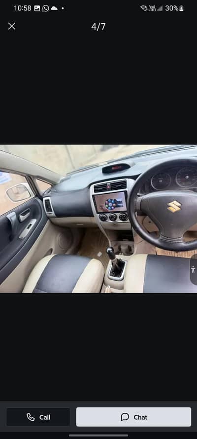 suzuki liana 2008 model lxi  touching 1 piece paint all total jeniun