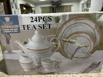 Brand New 24 PCS Premium Tea Set – For Sale
