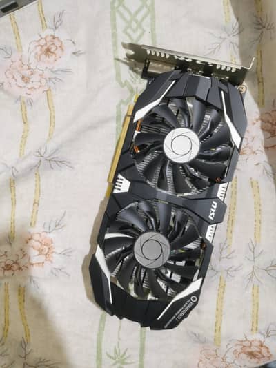 Nvidia Gtx 1060 3gb Msi Dual. Fan 60c max Temp Not repaired