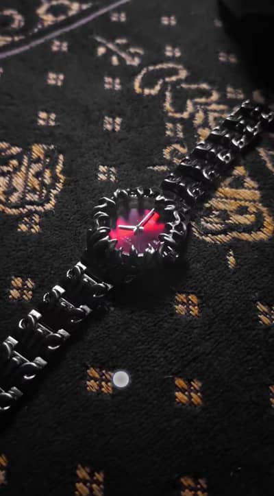 gothich spiked timepiece