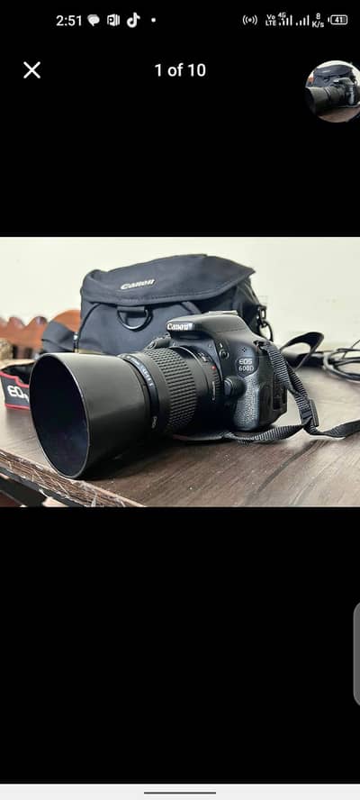Canon 600D 80-200mm lens