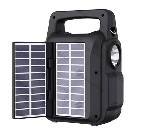 Wireless Portable Speaker With Double Solar Plate , FM Radio & Torch Light 3 Inch GTS-1767
