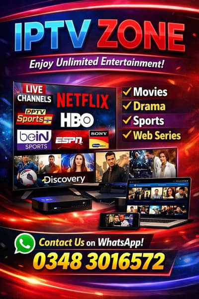 IPTV Zone – Live TV Channels, Movies & Netflix