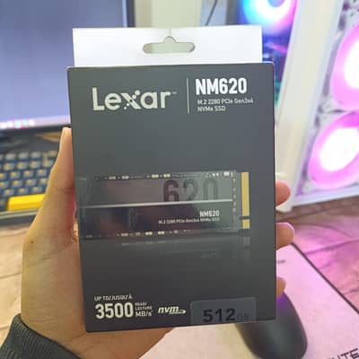 Used Lexar NM620 512GB NVMe SSD (Excellent Condition with Box]
